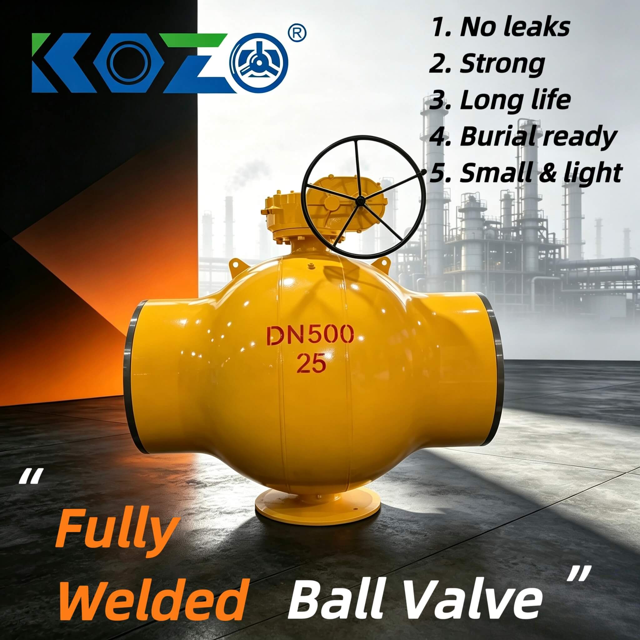 Fully Welded Ball Valve